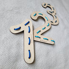 Chiffres à lacer (lot de 3) Brin de frimousse