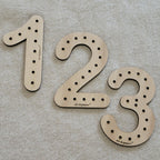 Chiffres à lacer (lot de 3) Brin de frimousse