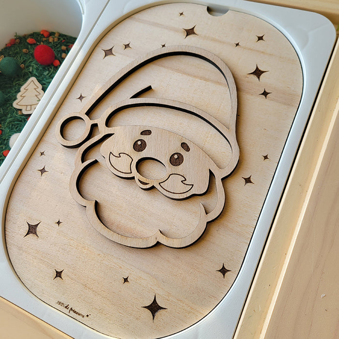 Couvercle bac Trofast Père Noel - transvasement Brin de frimousse