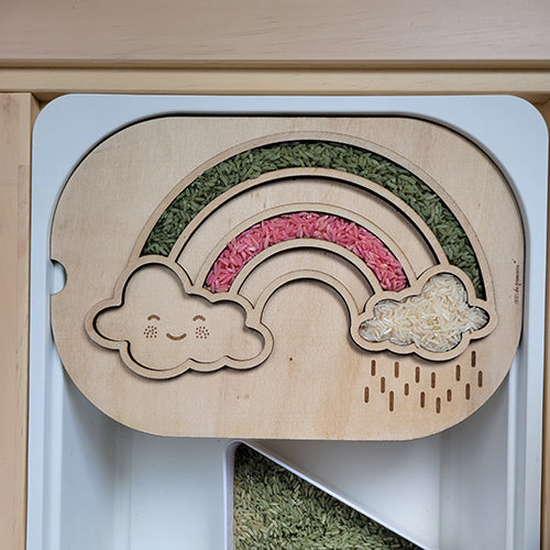 Couvercle pour bacs Trofast - arc en ciel Brin de frimousse