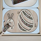 Plaque sensorielle œuf de Pâques Brin de frimousse