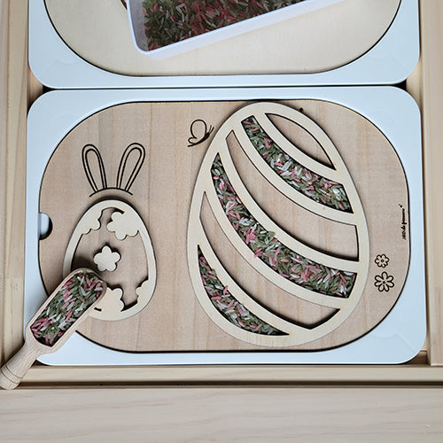 Plaque sensorielle œuf de Pâques Brin de frimousse