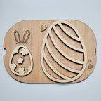 Plaque sensorielle œuf de Pâques Brin de frimousse