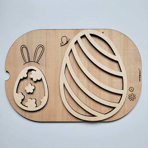Plaque sensorielle œuf de Pâques Brin de frimousse