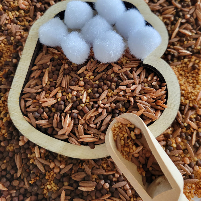 Mix sensoriel GOURMAND – Activité sensorielle hiver Brin de frimousse
