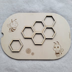 Plaque sensorielle alvéoles Brin de frimousse