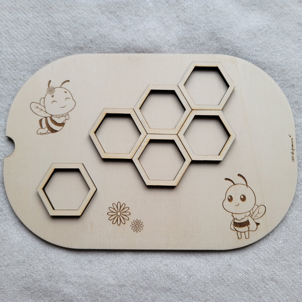 Plaque sensorielle alvéoles Brin de frimousse