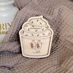 Support de transvasement en bois - cupcake Brin de frimousse