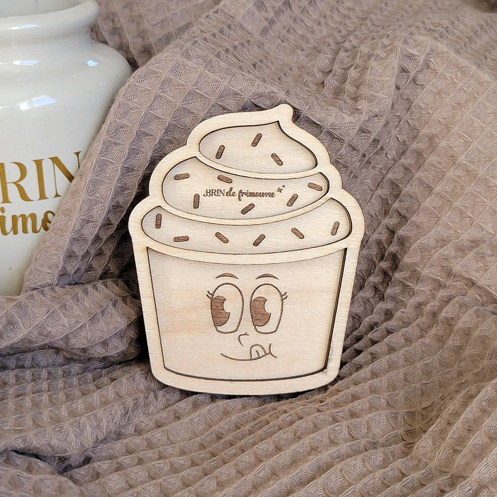 Support de transvasement en bois - cupcake Brin de frimousse