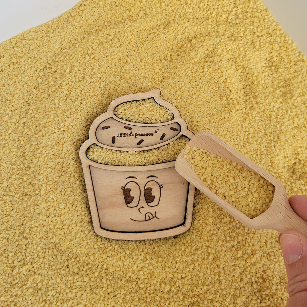 Support de transvasement en bois - cupcake Brin de frimousse