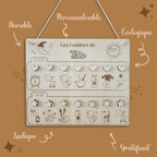 Tableau de routines matin et soir aimanté