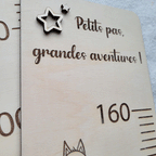 Toise en bois - Animaux de la forêt Brin de frimousse