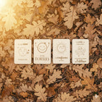 Lot de 4 cartes positives Brin de frimousse