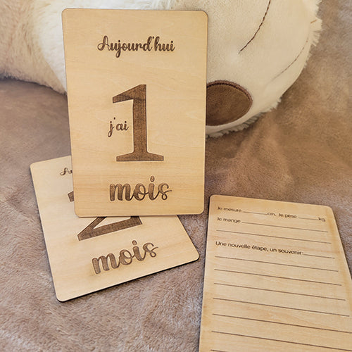 Cartes étapes souvenir Brin de frimousse