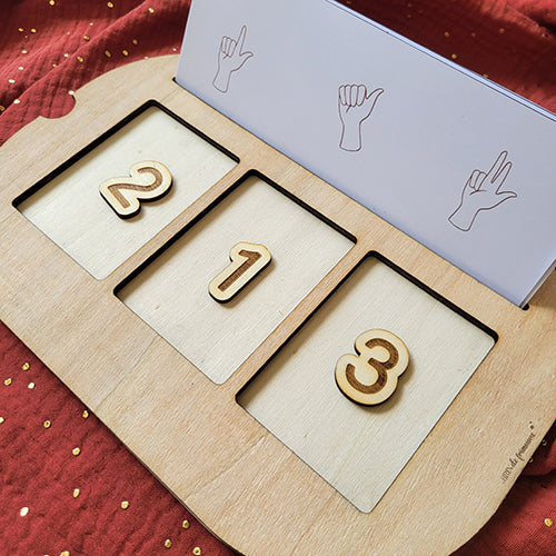 Plaque de tri 3 cases Brin de frimousse