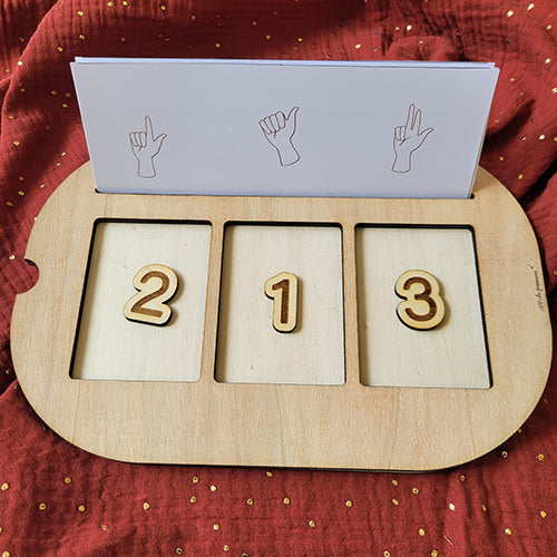 Plaque de tri 3 cases Brin de frimousse