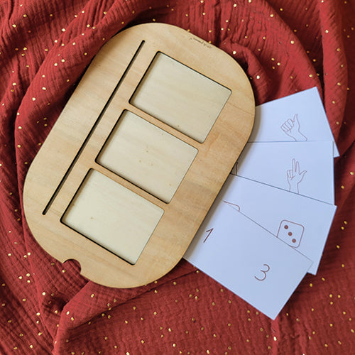 Plaque de tri 3 cases Brin de frimousse