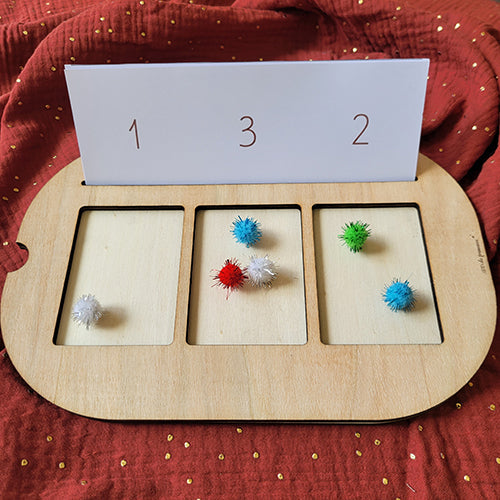 Plaque de tri 3 cases Brin de frimousse
