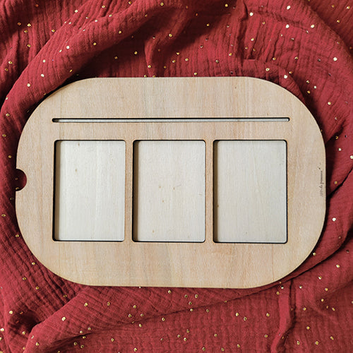 Plaque de tri 3 cases Brin de frimousse