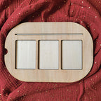 Plaque de tri 3 cases Brin de frimousse