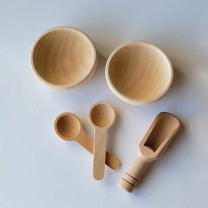 Lot d’accessoires en bois pour bac sensoriel Brin de frimousse