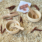 Lot d’accessoires en bois pour bac sensoriel Brin de frimousse