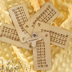 Éventail des tables de multiplication en bois – Outil Montessori d’apprentissage dès 7 ans Brin de frimousse