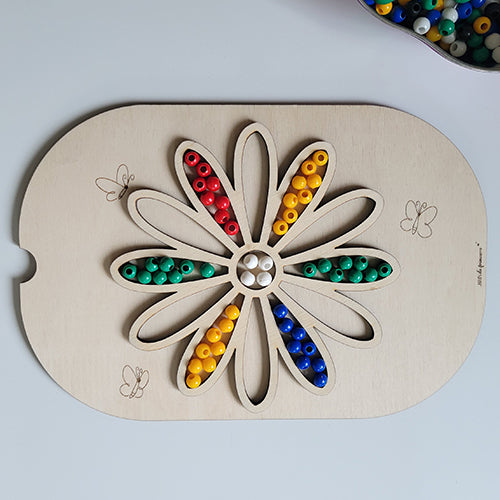 Plaque sensorielle fleur Brin de frimousse