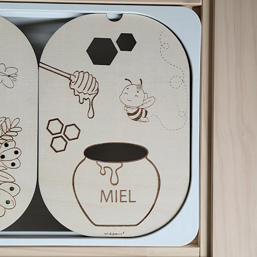 Plaque sensorielle Miel Brin de frimousse