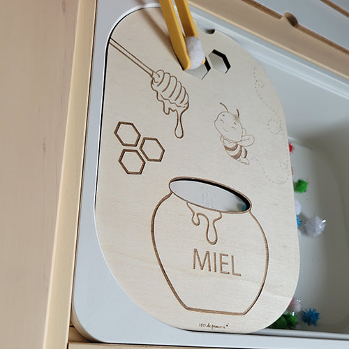 Plaque sensorielle Miel Brin de frimousse