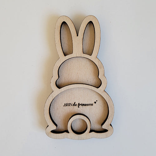 Support de transvasement - Lapin Brin de frimousse