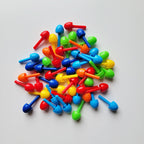50 picots de mosaïque multicolores pour la motricité fine Brin de frimousse