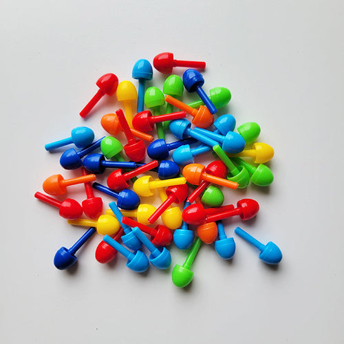 50 picots de mosaïque multicolores pour la motricité fine Brin de frimousse