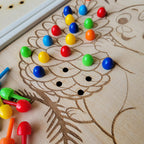 50 picots de mosaïque multicolores pour la motricité fine Brin de frimousse