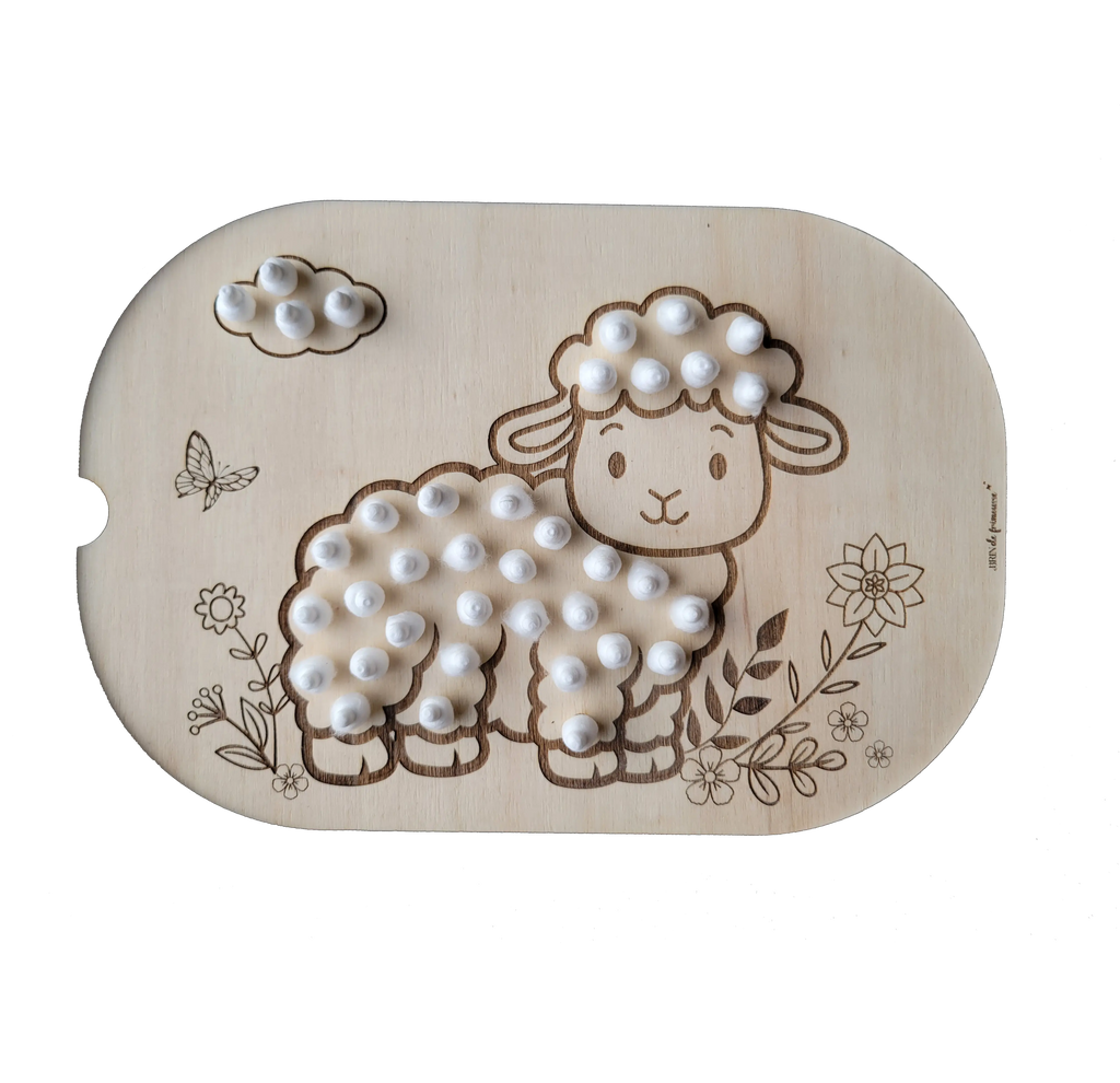 Plaque sensorielle à picots Brin de frimousse