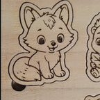 Puzzle animaux en bois dès 18 mois – 6 animaux à encastrer