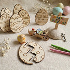 Puzzle œuf de Pâques - Jeu éducatif et décoratif Enfant Brin de frimousse