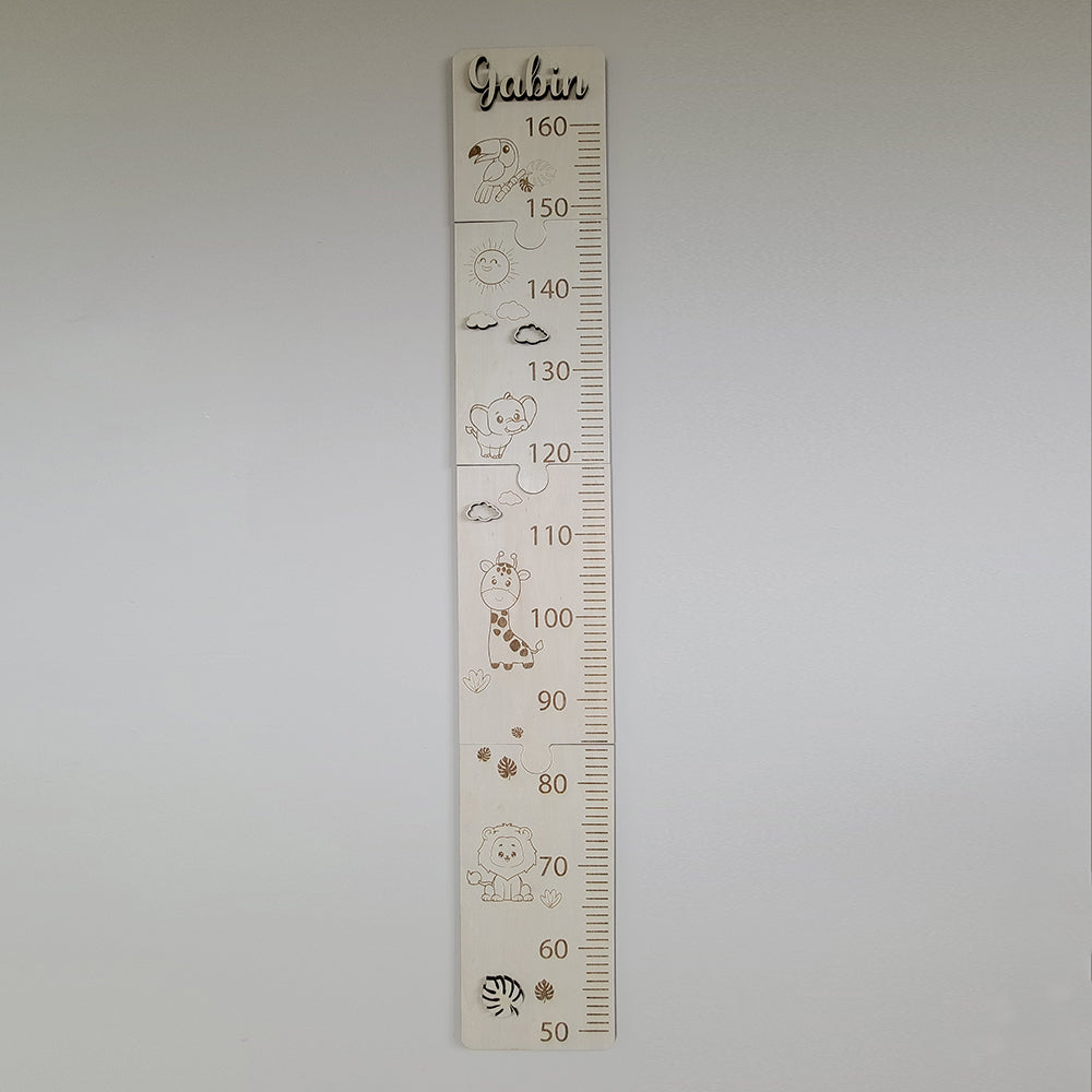 Toise en bois personnalisable Brin de frimousse